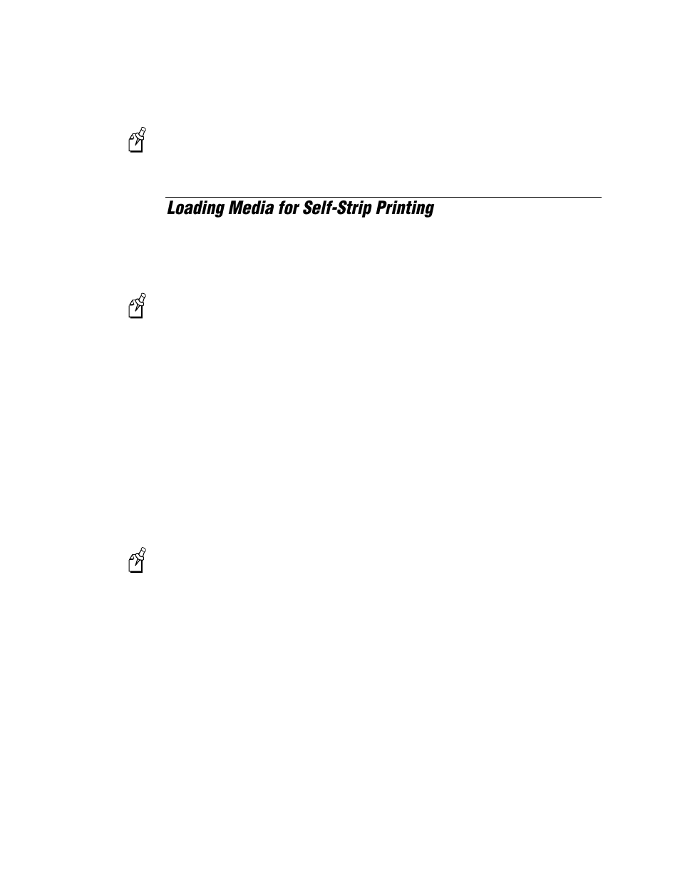 Loading media for self-strip printing | IBM EasyCoder 3400e User Manual | Page 40 / 150