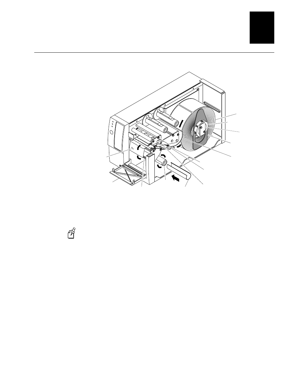 Nugfont, Operating the printer 2-9 | IBM EasyCoder 3400e User Manual | Page 41 / 150