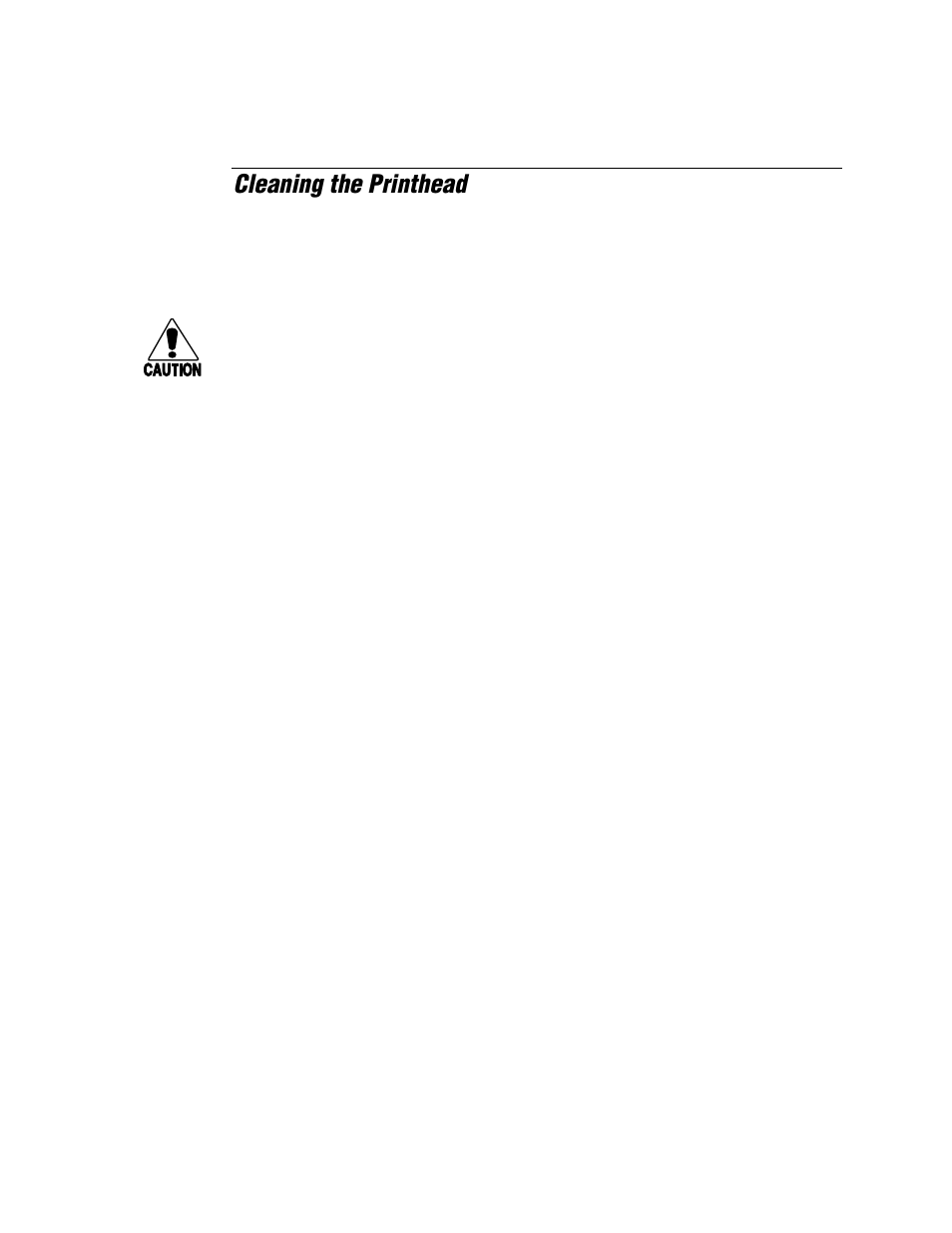 Cleaning the printhead | IBM EasyCoder 3400e User Manual | Page 56 / 150