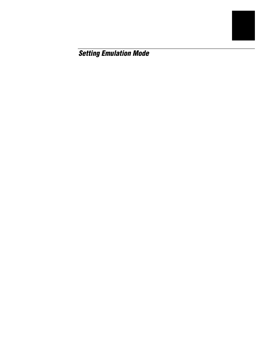 Setting emulation mode | IBM EasyCoder 3400e User Manual | Page 91 / 150