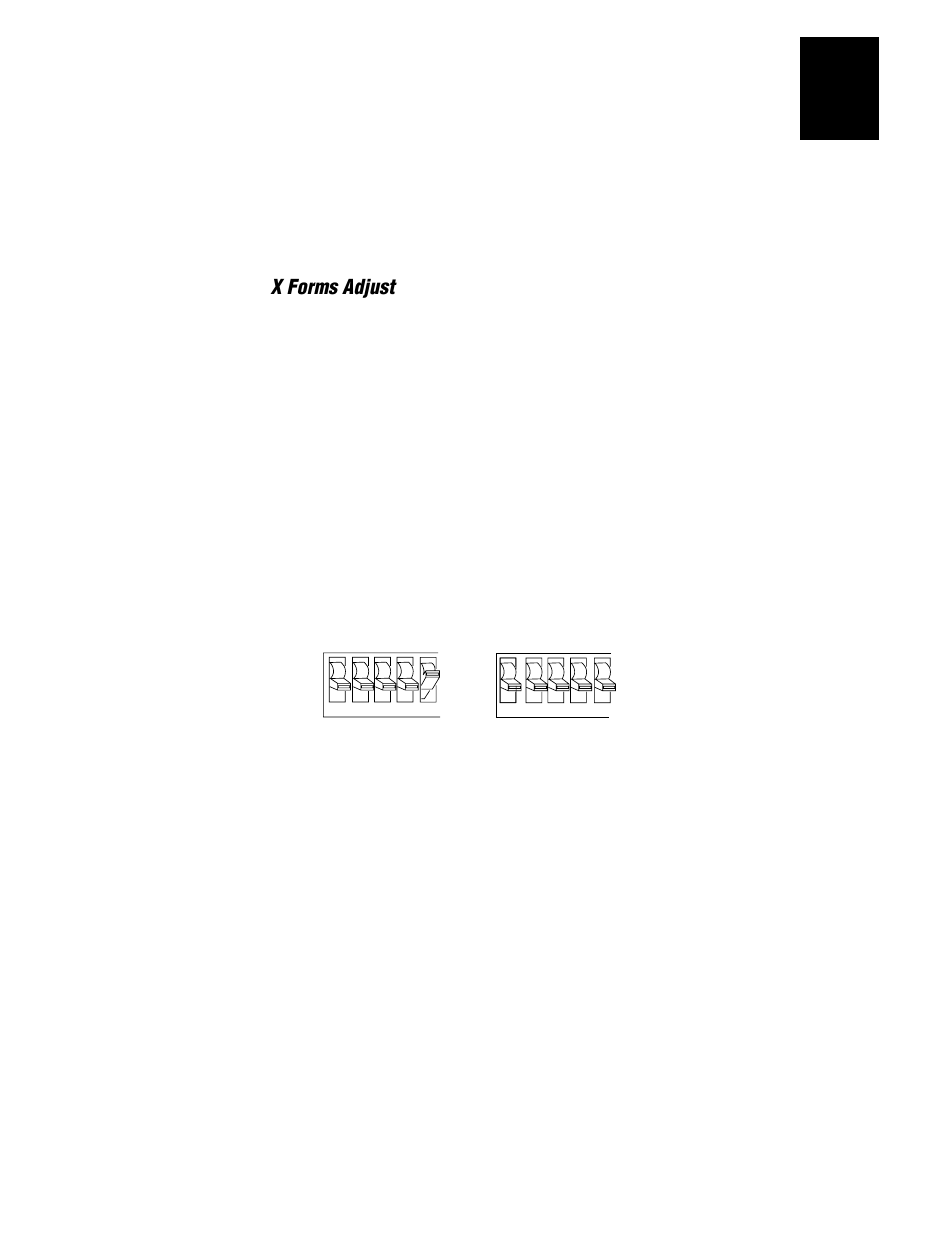 X forms adjust | IBM EasyCoder 3400e User Manual | Page 93 / 150