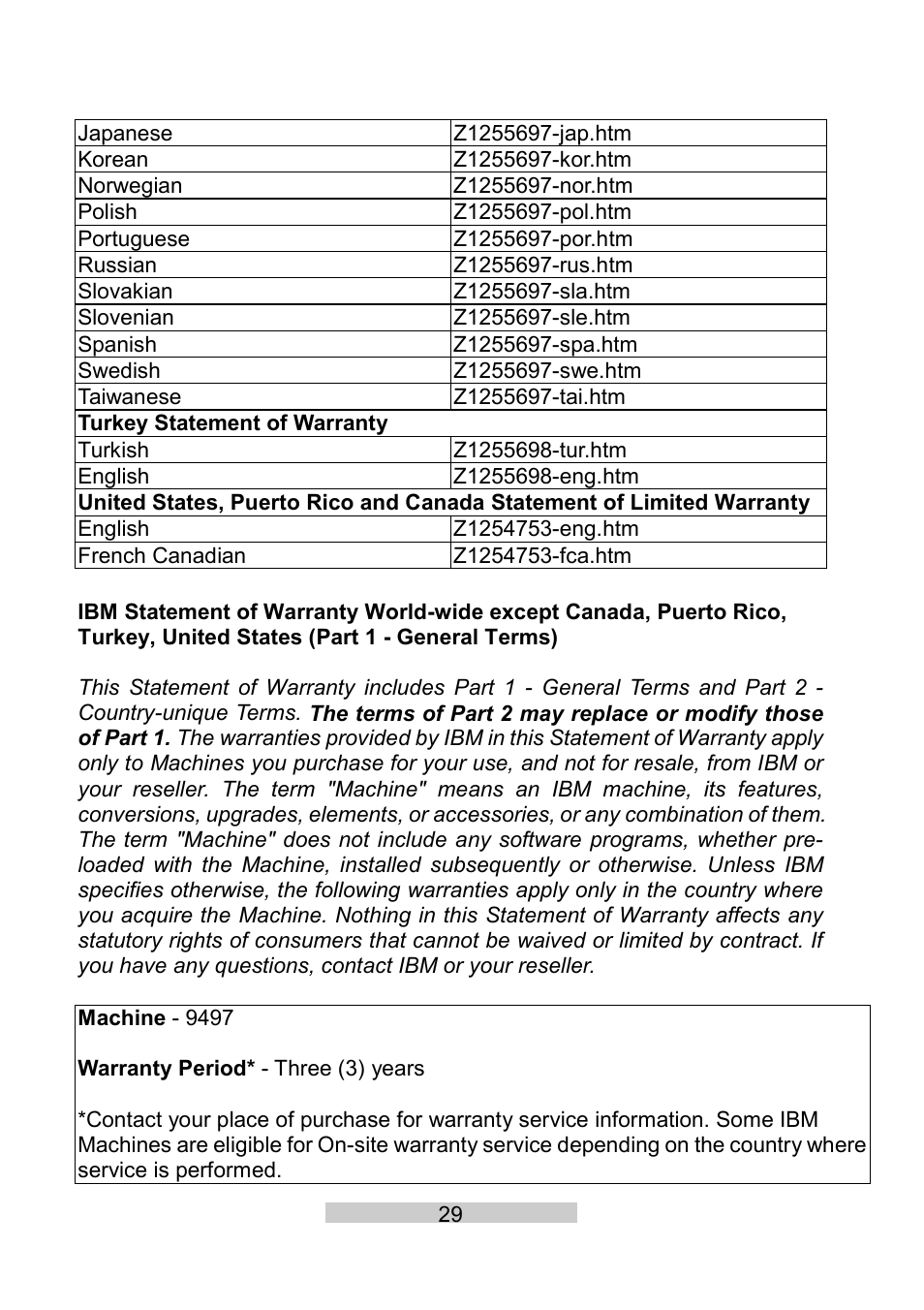 IBM T86A User Manual | Page 40 / 61