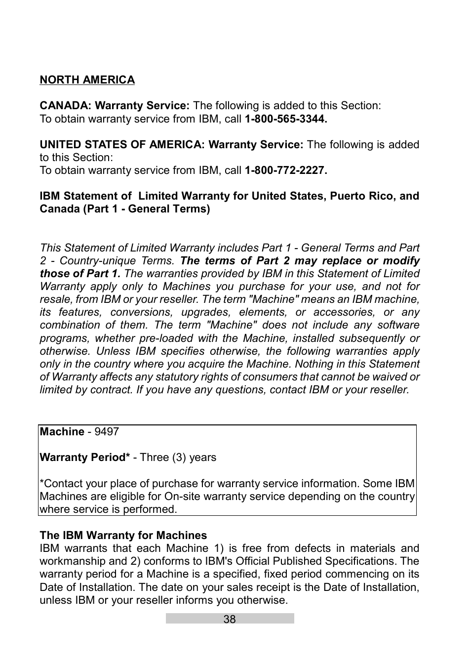 IBM T86A User Manual | Page 49 / 61