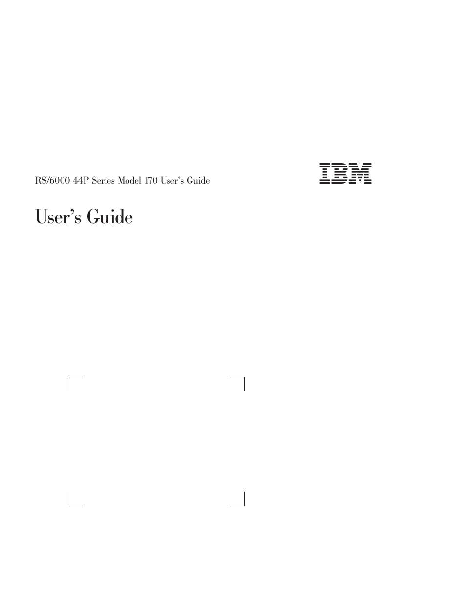 IBM RS/6000 44P User Manual | 216 pages