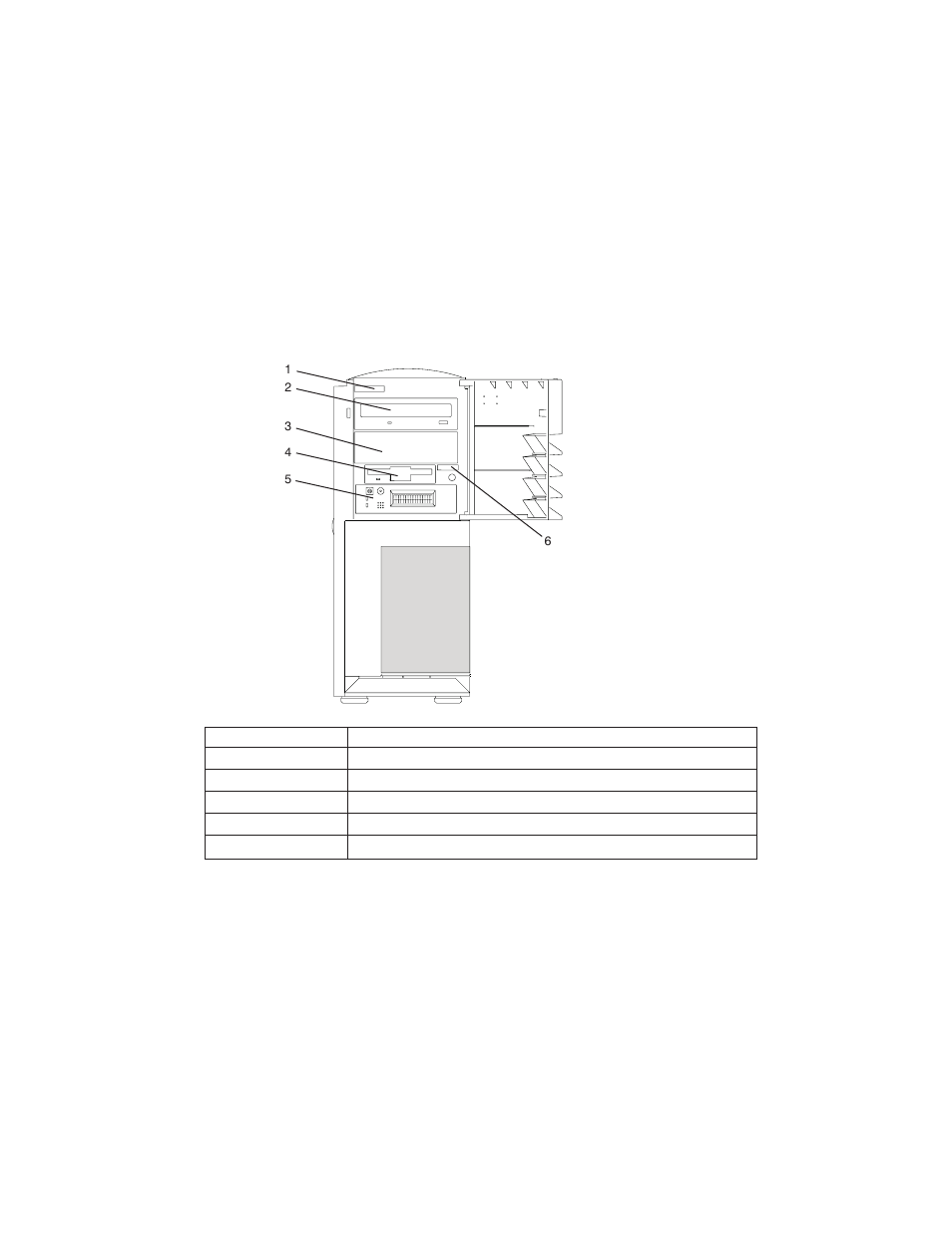 Front view | IBM RS/6000 44P User Manual | Page 21 / 216