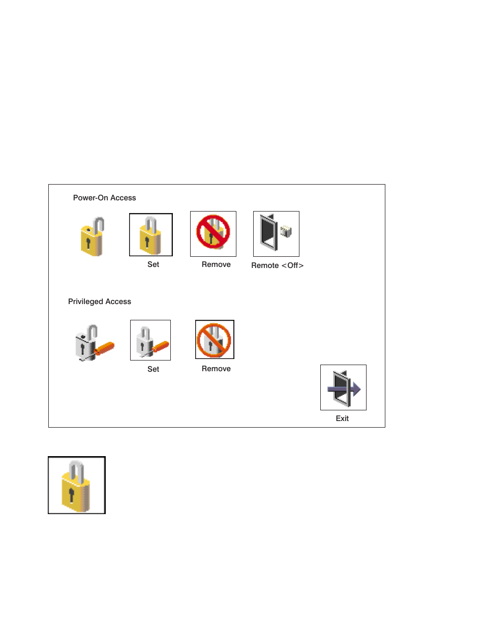 Power-on password | IBM RS/6000 44P User Manual | Page 99 / 216