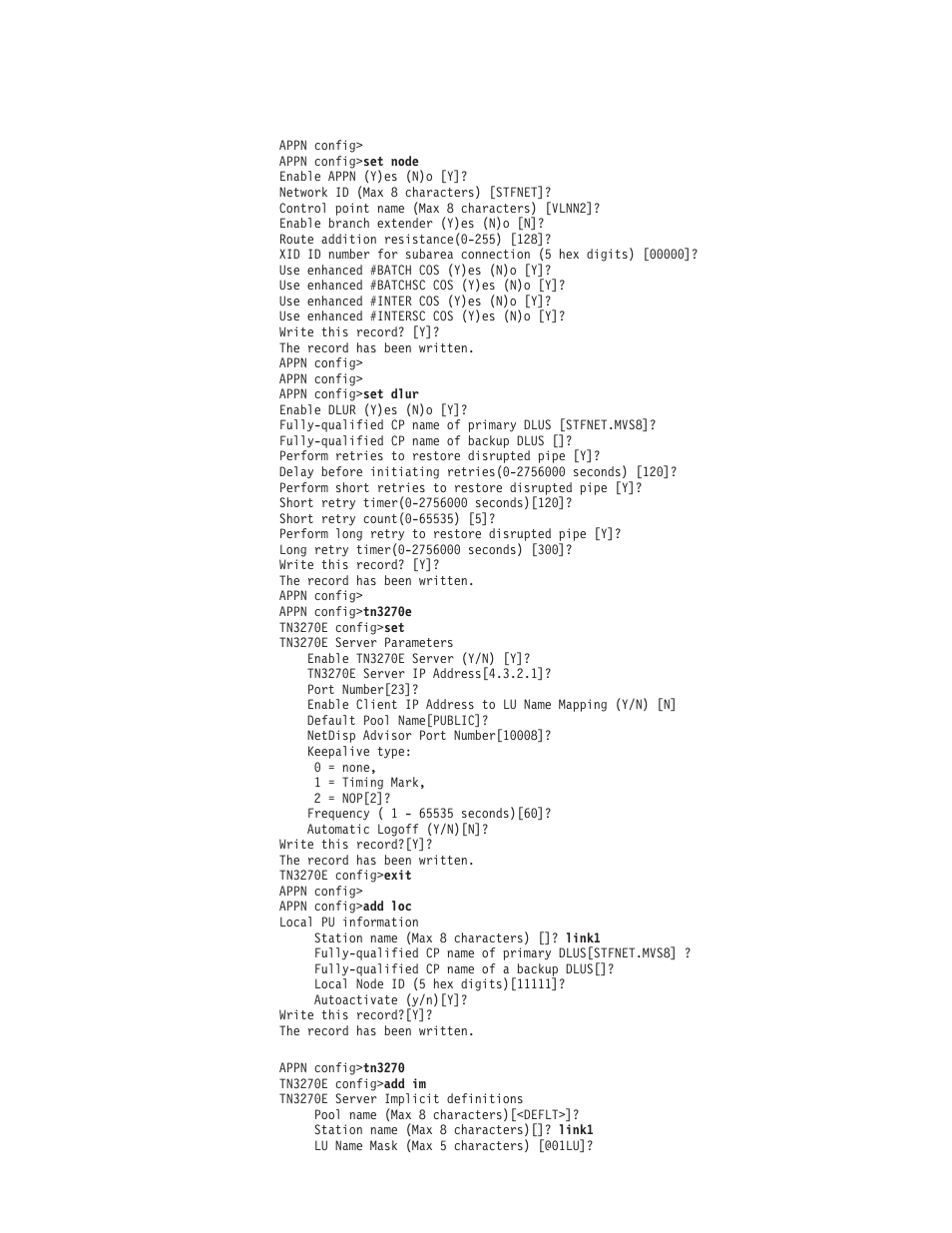 Configuring tn3270e using dlur, Configuring tn3270e using dlur” on, Appn | IBM SC30-3865-04 User Manual | Page 105 / 513