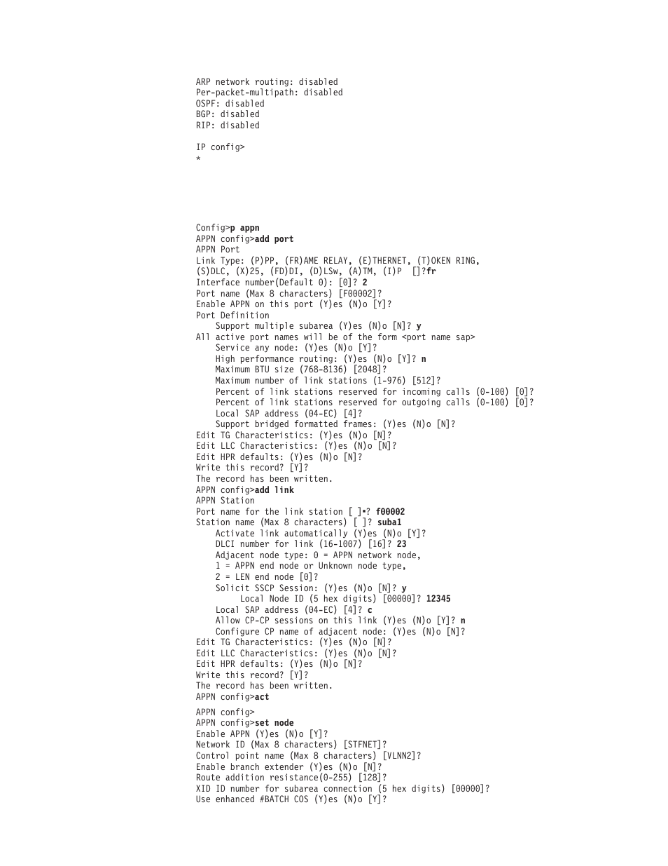 Configuring tn3270e using a subarea connection, Appn | IBM SC30-3865-04 User Manual | Page 107 / 513