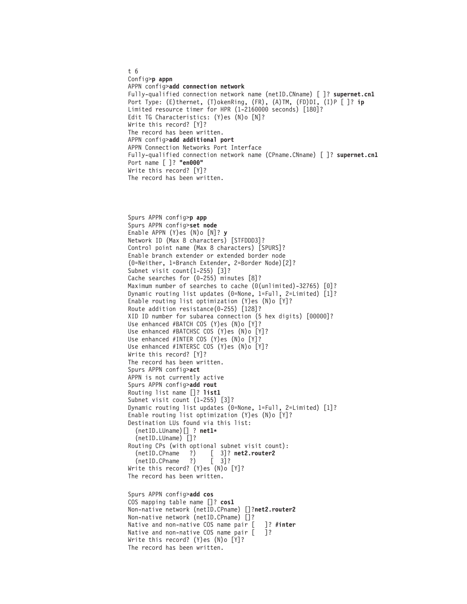 Configuring connection networks over hpr over ip, Configuring an extended border node, Appn 80 | IBM SC30-3865-04 User Manual | Page 110 / 513