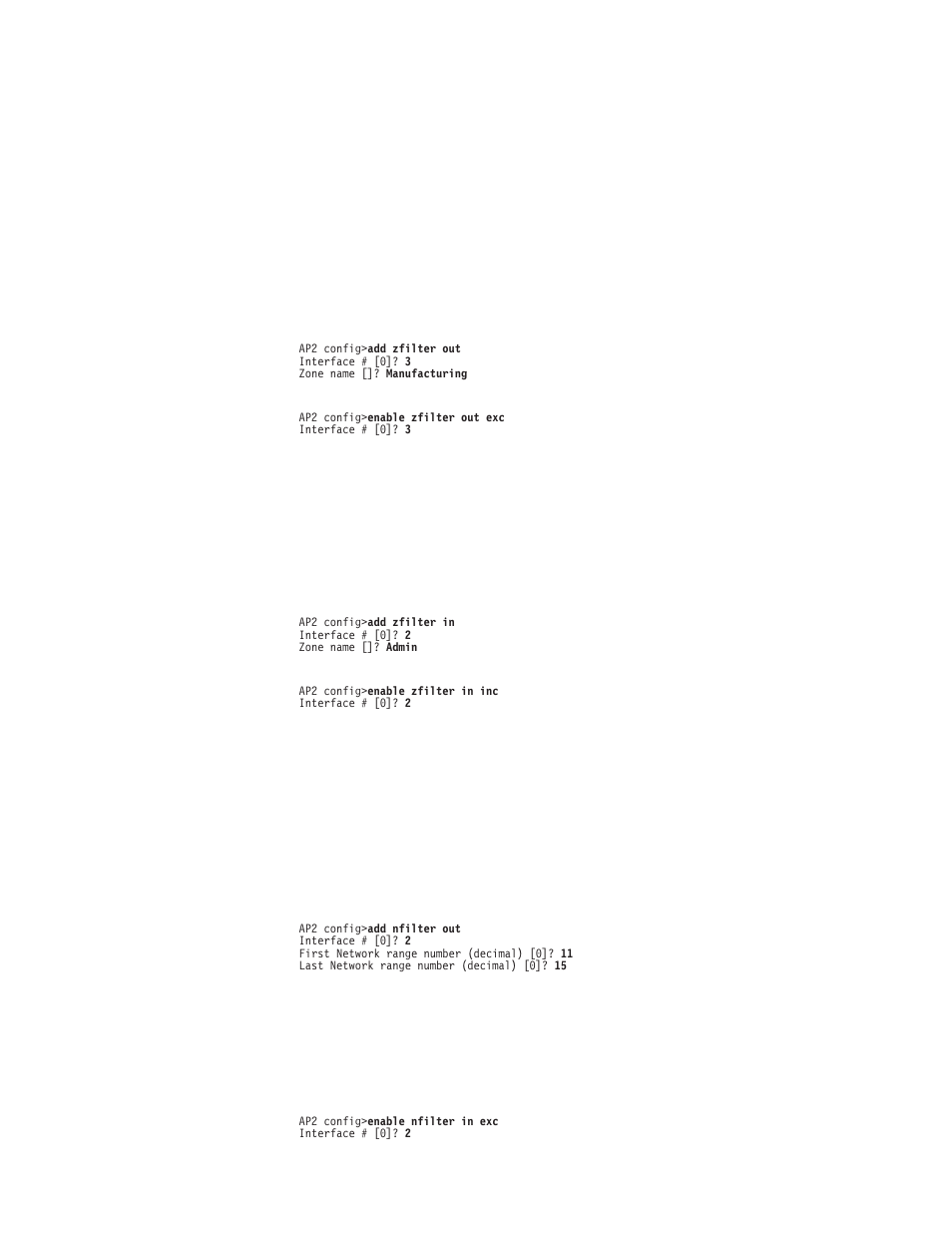 Setting up network filters | IBM SC30-3865-04 User Manual | Page 248 / 513