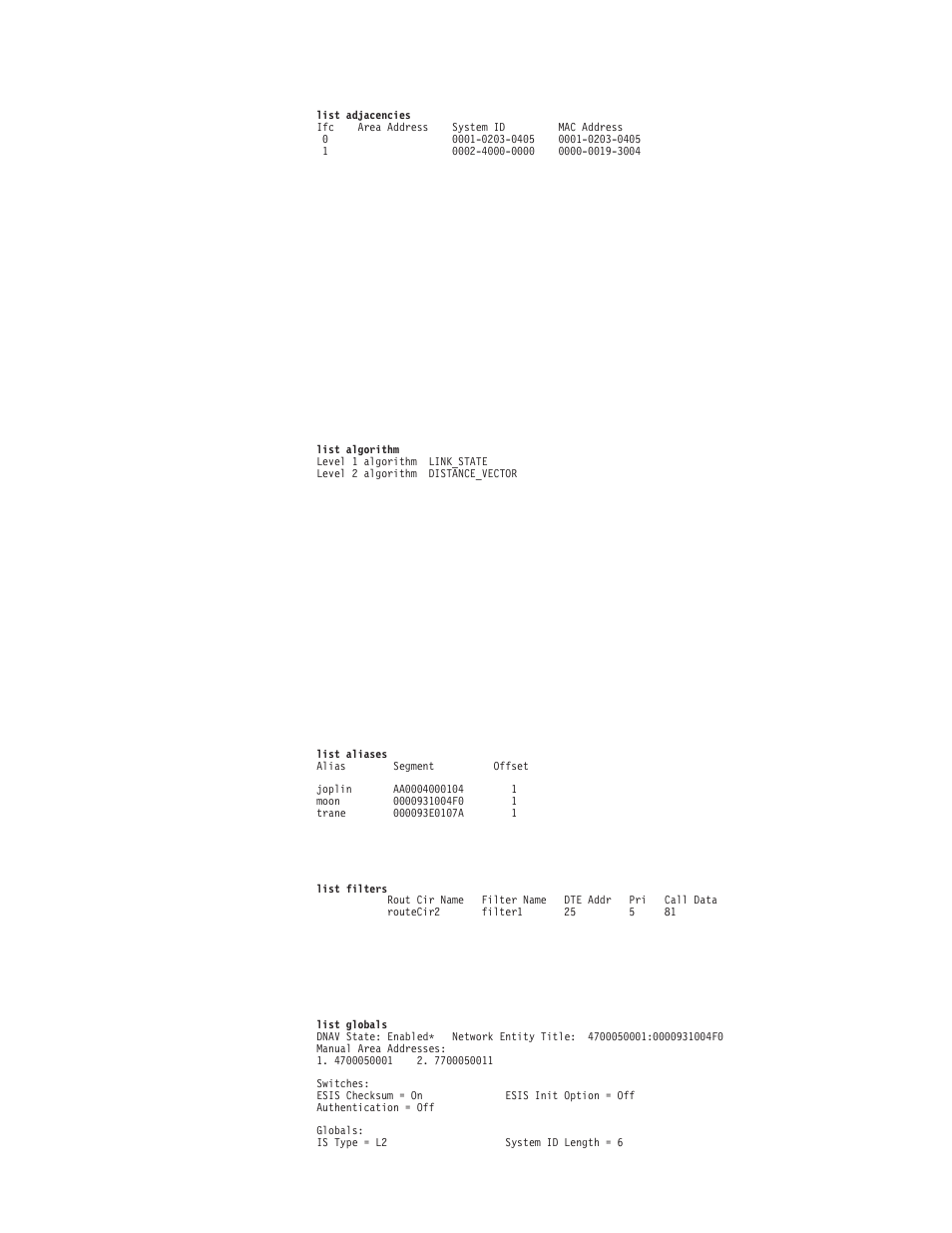 Decnet v/osi configuration commands (talk 6) 318 | IBM SC30-3865-04 User Manual | Page 348 / 513