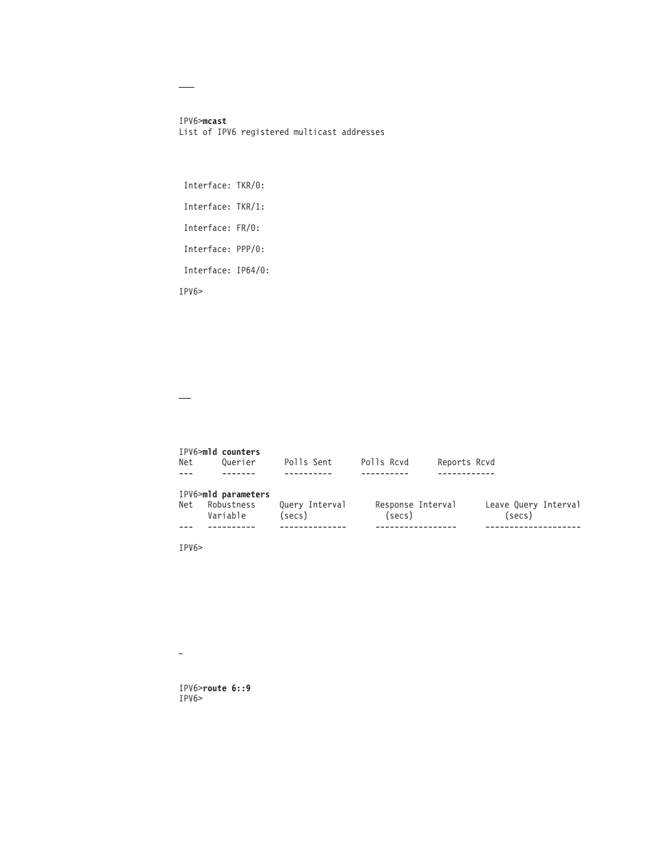 Mld route sizes, Route, Sizes | IBM SC30-3865-04 User Manual | Page 430 / 513