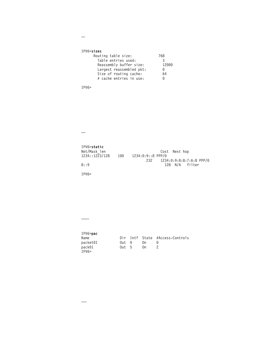 Static routes, Packet-filter path-mtu, Packet-filter | Path-mtu | IBM SC30-3865-04 User Manual | Page 431 / 513