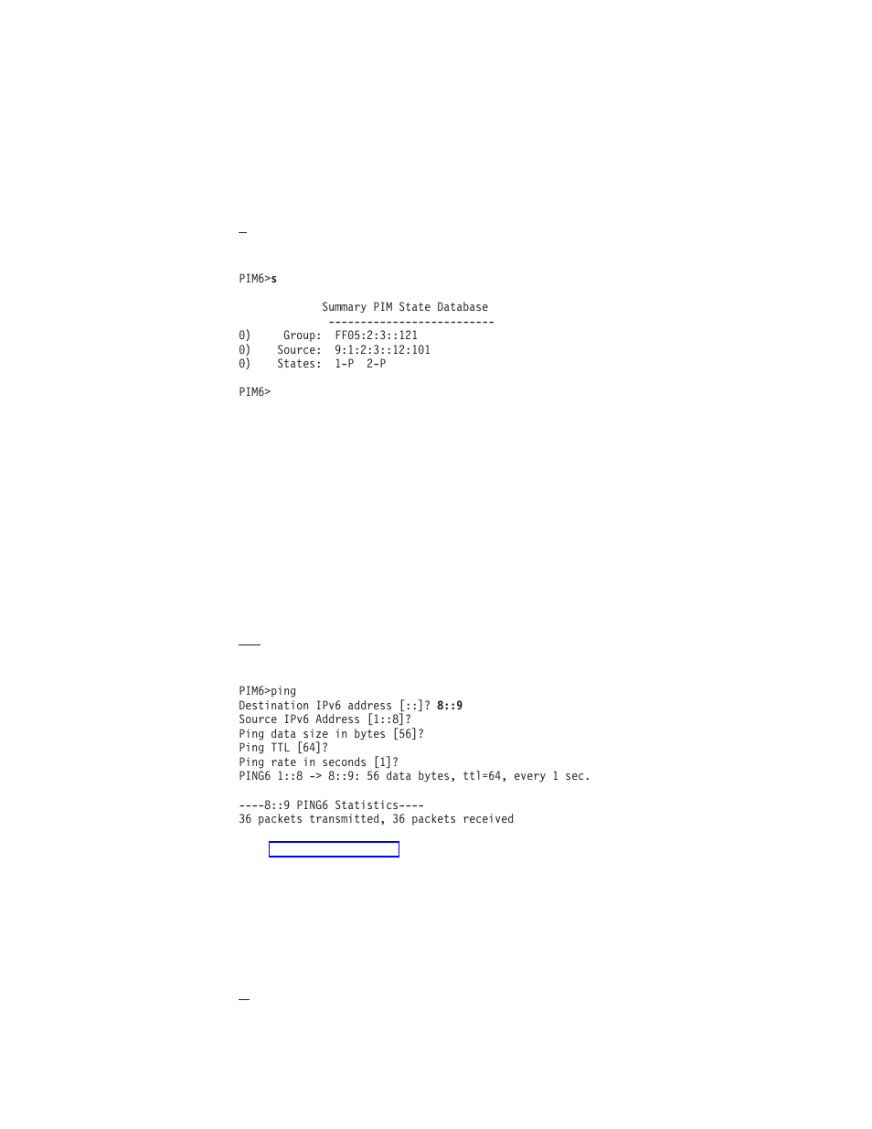 Summary pim ping, Traceroute, Summary pim | Ping | IBM SC30-3865-04 User Manual | Page 452 / 513