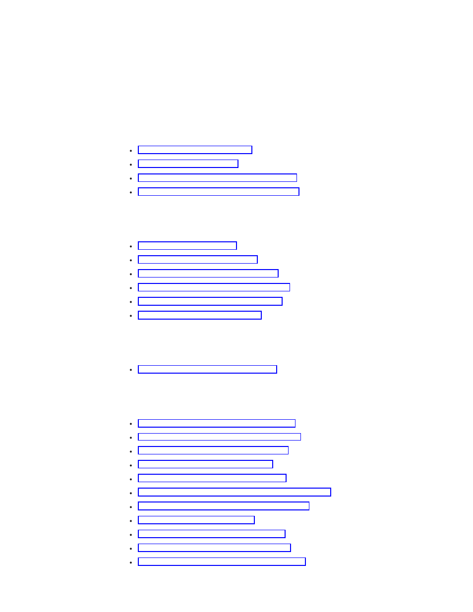 Port level parameter lists, Link level parameter lists, Lu parameter list | Node level parameter lists | IBM SC30-3865-04 User Manual | Page 78 / 513