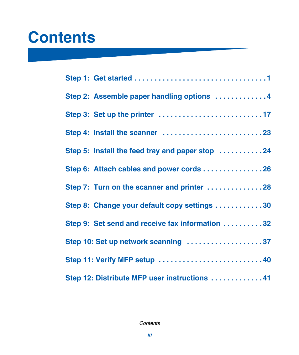 IBM Infoprint M22 MFP User Manual | Page 5 / 62