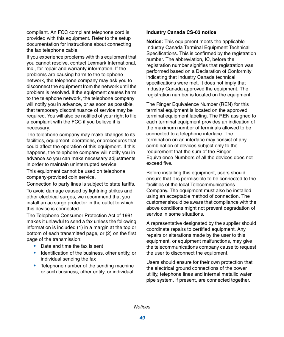 IBM Infoprint M22 MFP User Manual | Page 55 / 62