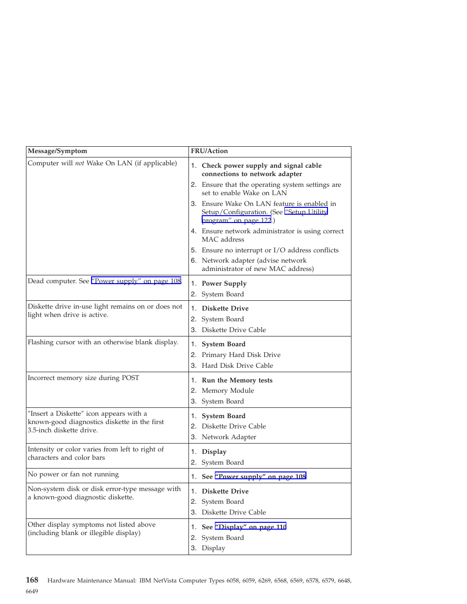 IBM 6648 User Manual | Page 182 / 248