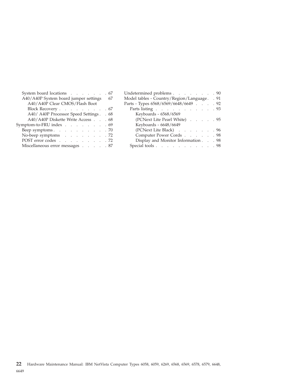 IBM 6648 User Manual | Page 36 / 248