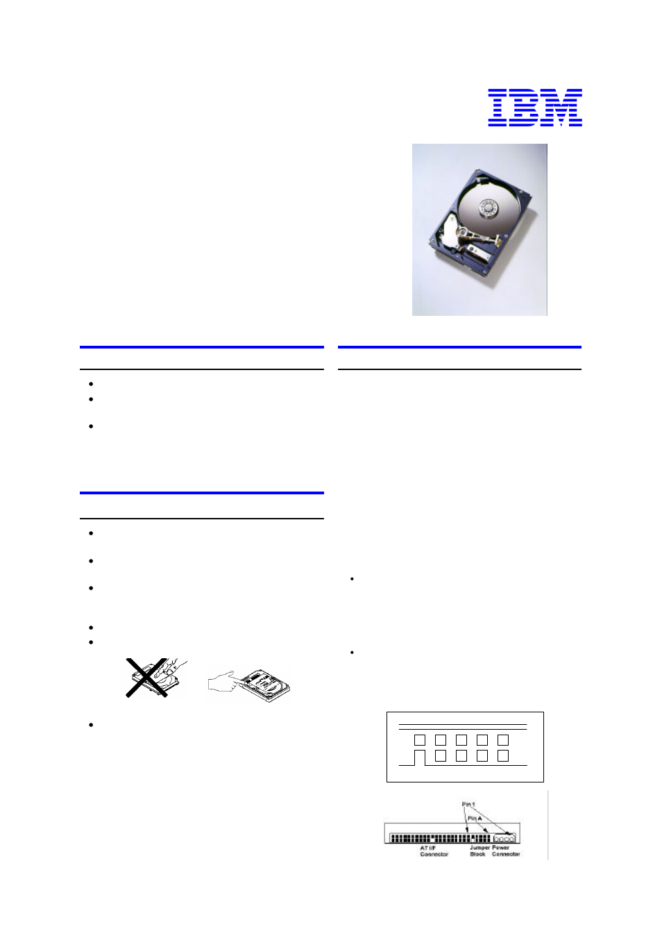 IBM DTLA-307075 User Manual | 2 pages