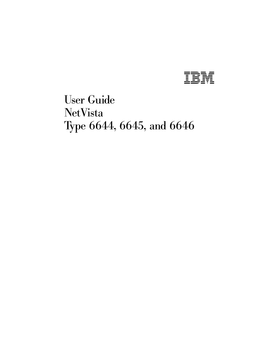IBM 6644 User Manual | Page 2 / 100