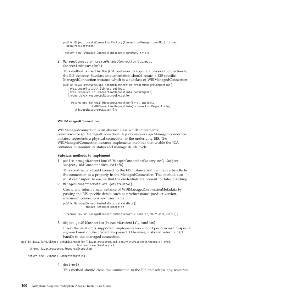 IBM WebSphere Adapters User Manual | Page 106 / 226