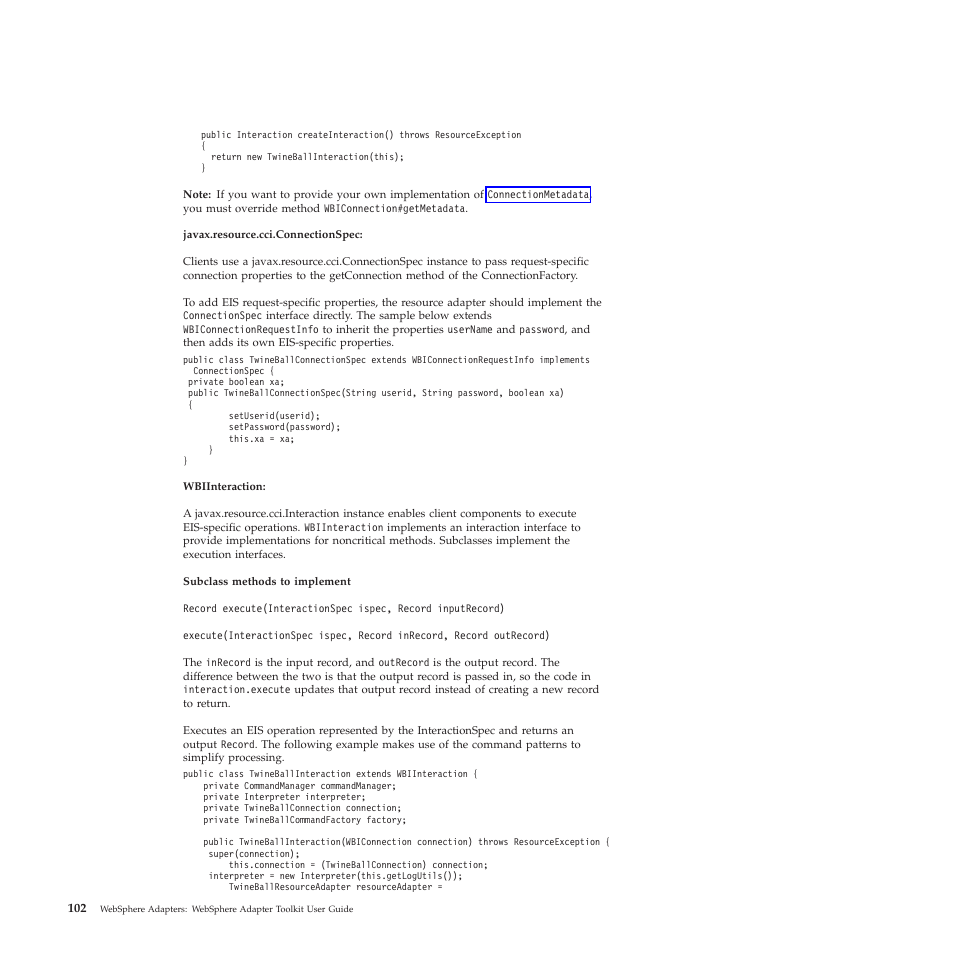 IBM WebSphere Adapters User Manual | Page 108 / 226