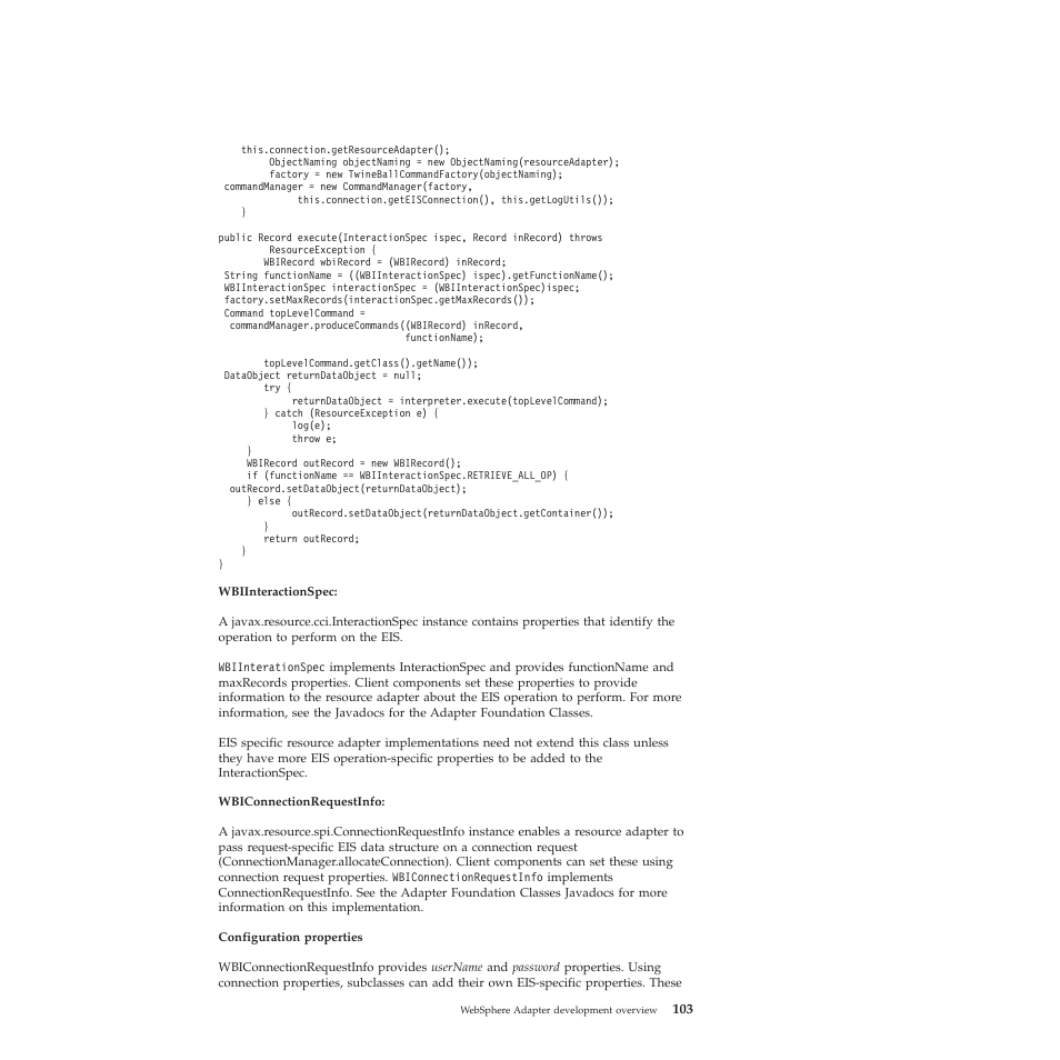 IBM WebSphere Adapters User Manual | Page 109 / 226