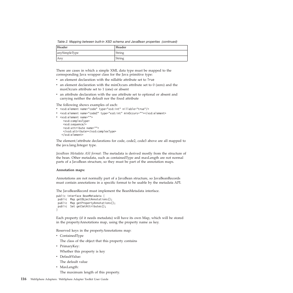IBM WebSphere Adapters User Manual | Page 122 / 226