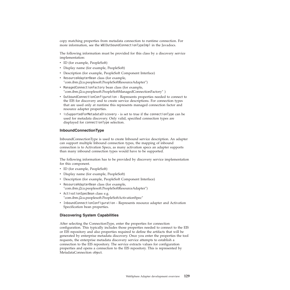 IBM WebSphere Adapters User Manual | Page 135 / 226