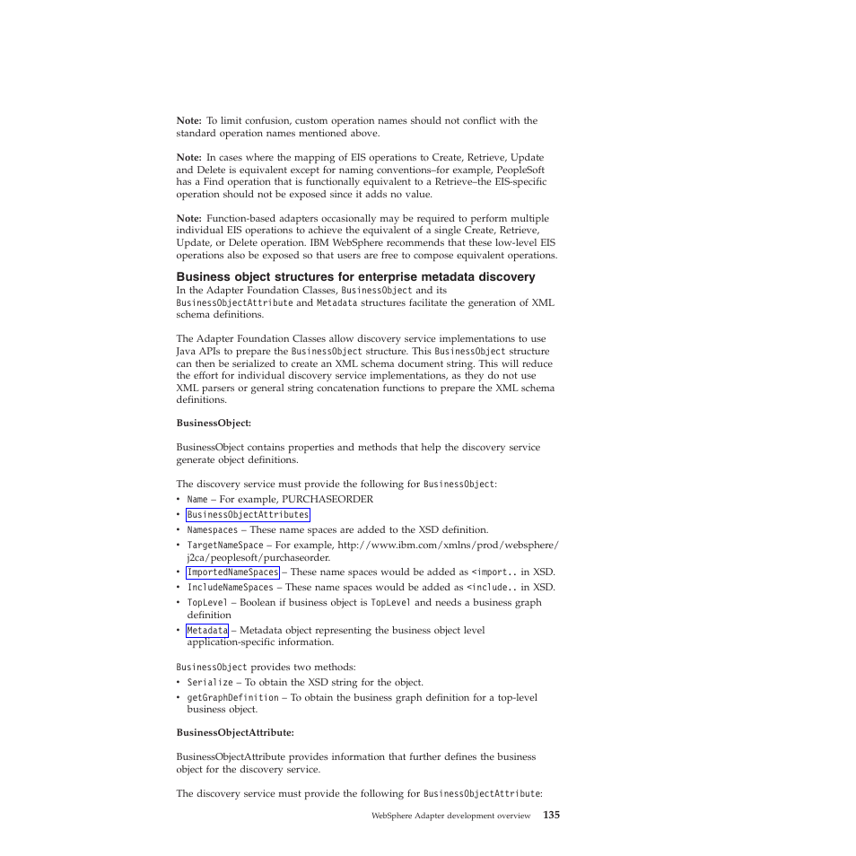 IBM WebSphere Adapters User Manual | Page 141 / 226