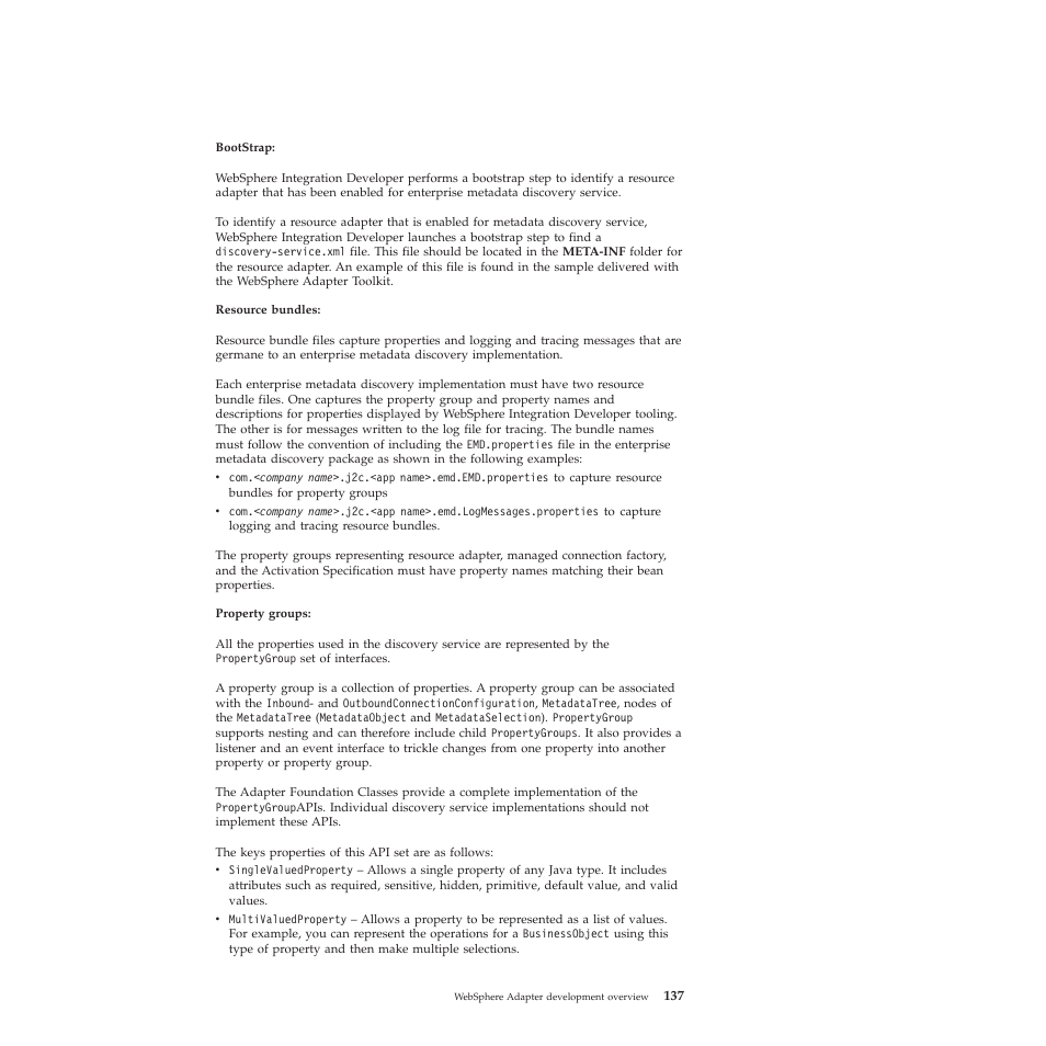 IBM WebSphere Adapters User Manual | Page 143 / 226