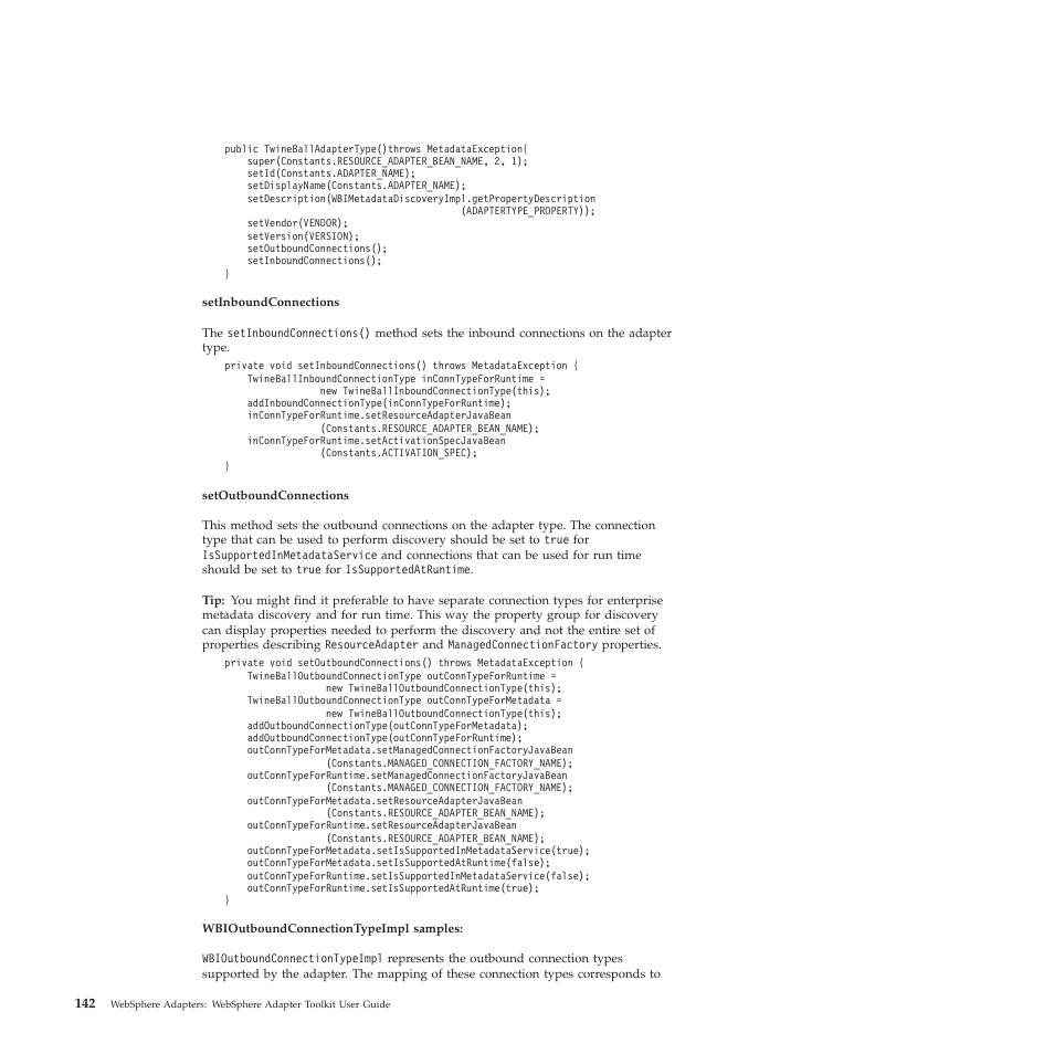 IBM WebSphere Adapters User Manual | Page 148 / 226