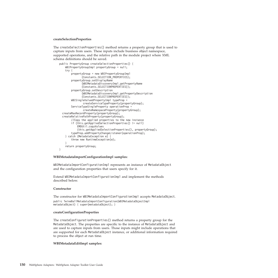 IBM WebSphere Adapters User Manual | Page 156 / 226