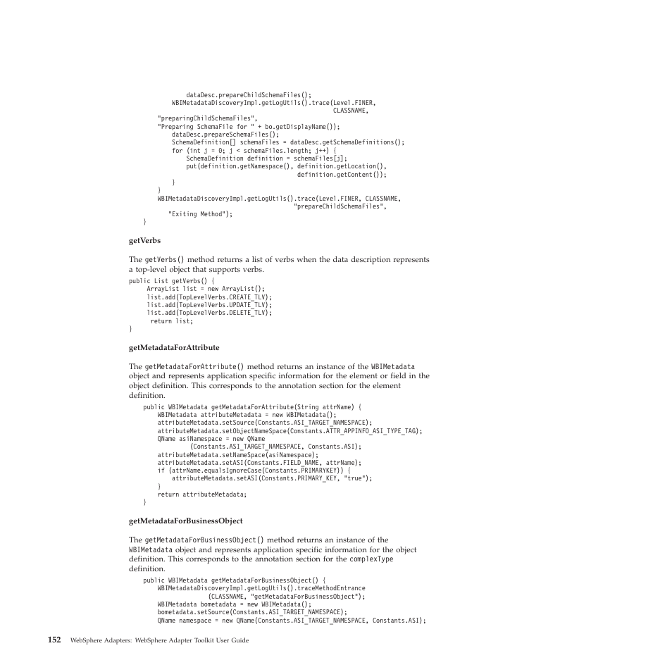 IBM WebSphere Adapters User Manual | Page 158 / 226