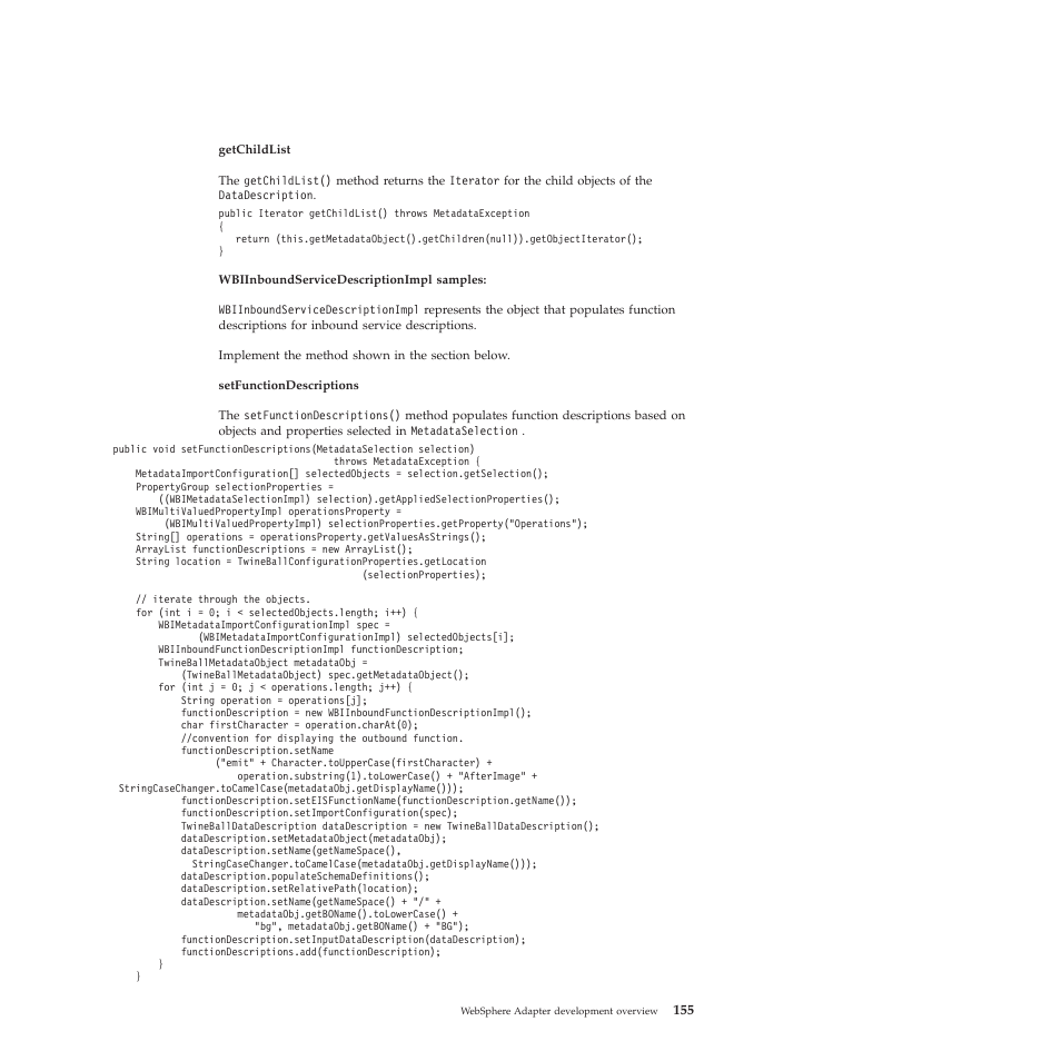 IBM WebSphere Adapters User Manual | Page 161 / 226