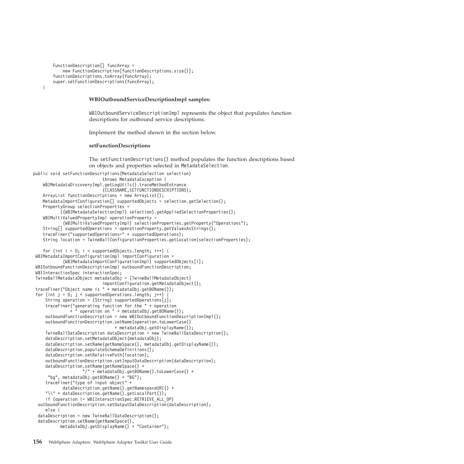 IBM WebSphere Adapters User Manual | Page 162 / 226