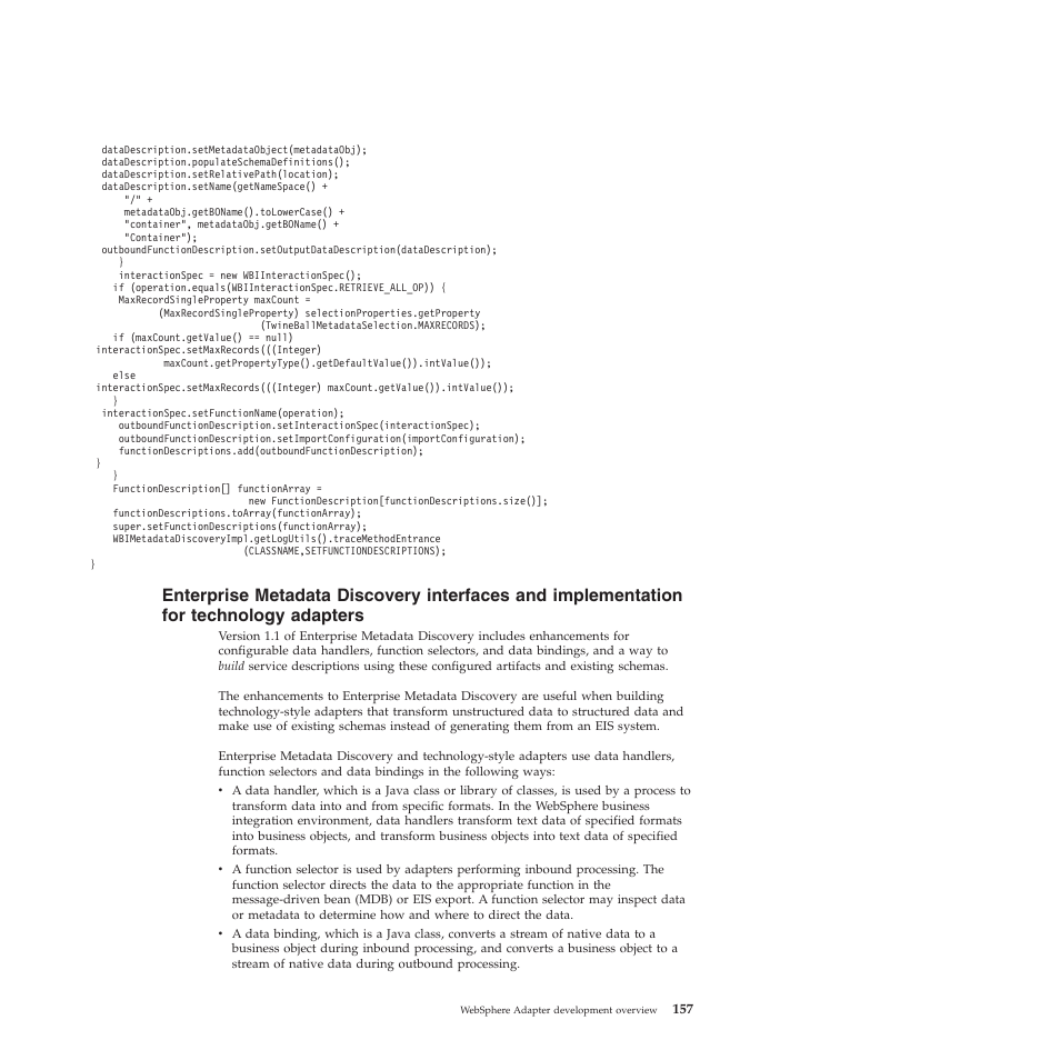 IBM WebSphere Adapters User Manual | Page 163 / 226