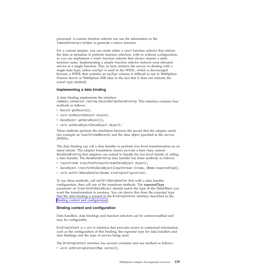 IBM WebSphere Adapters User Manual | Page 165 / 226