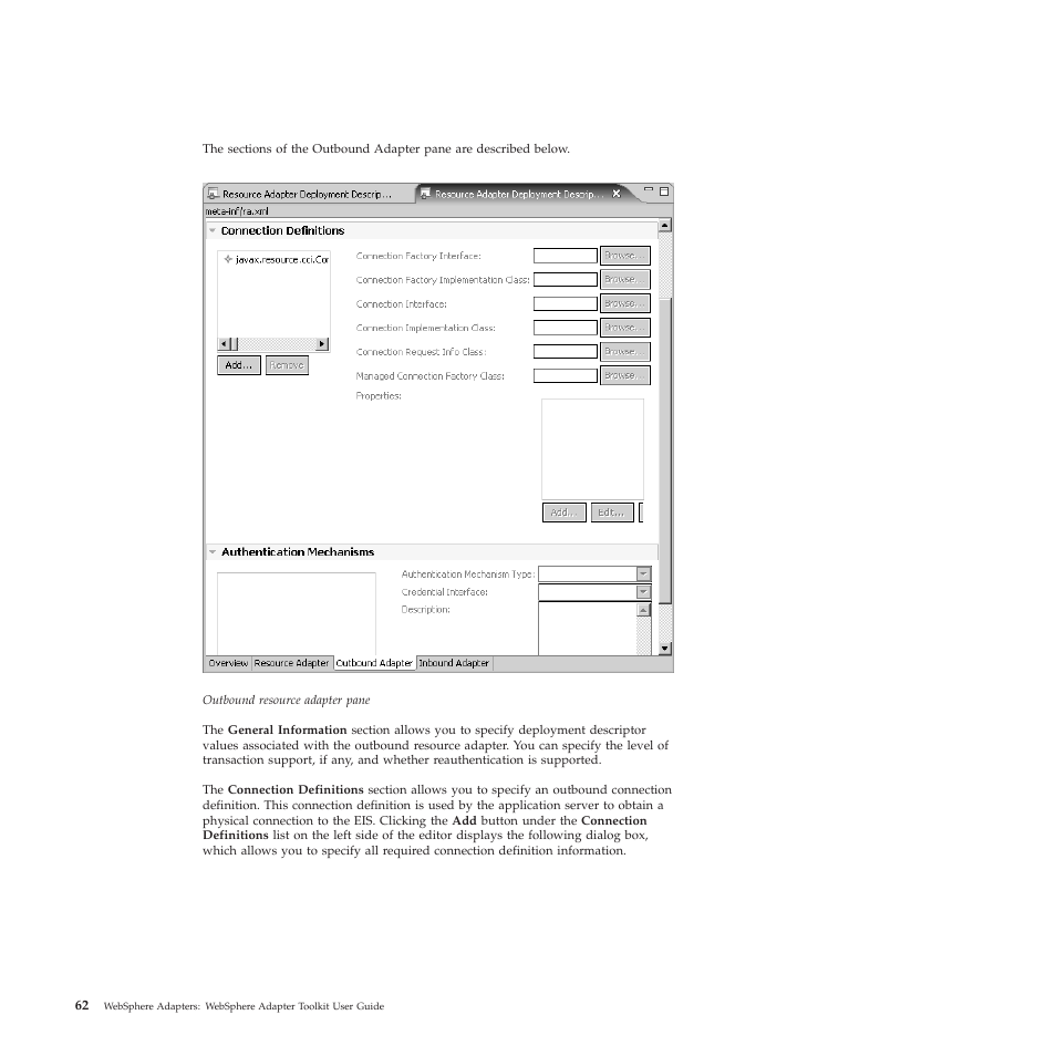 IBM WebSphere Adapters User Manual | Page 68 / 226