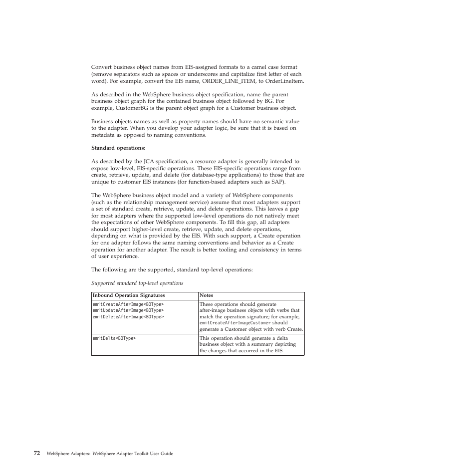 IBM WebSphere Adapters User Manual | Page 78 / 226
