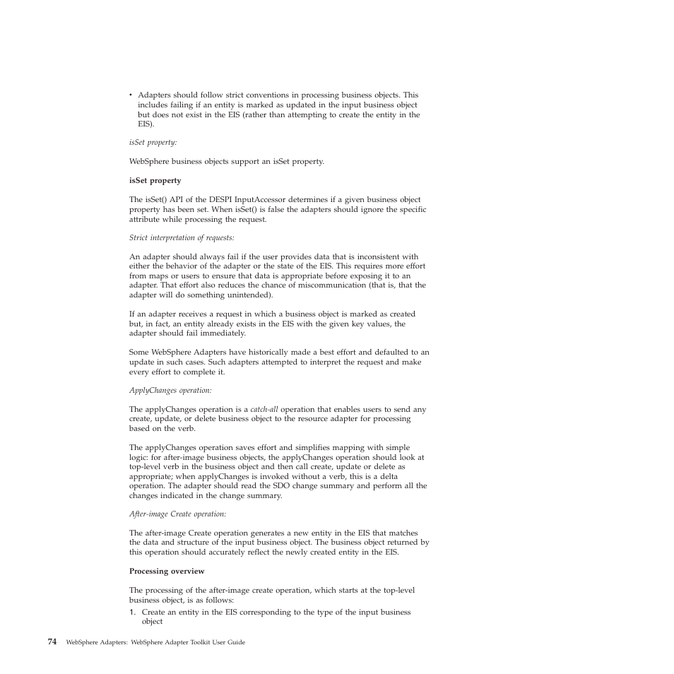 IBM WebSphere Adapters User Manual | Page 80 / 226