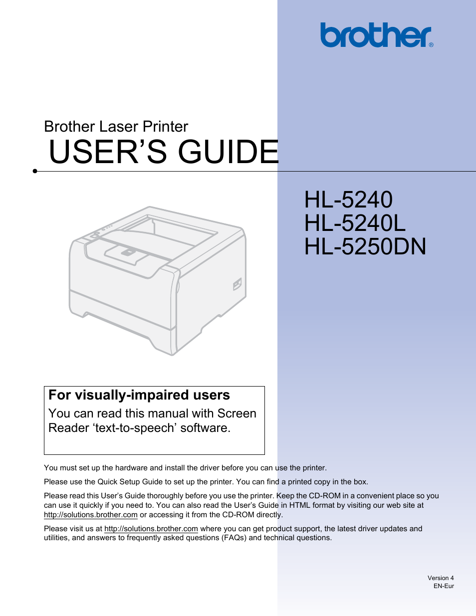 IBM HL-5250DN User Manual | 139 pages