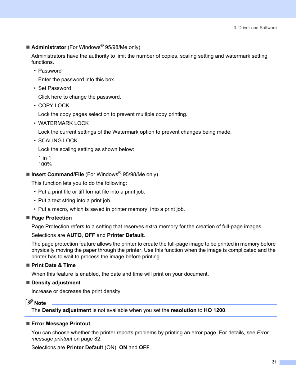 IBM HL-5250DN User Manual | Page 39 / 139