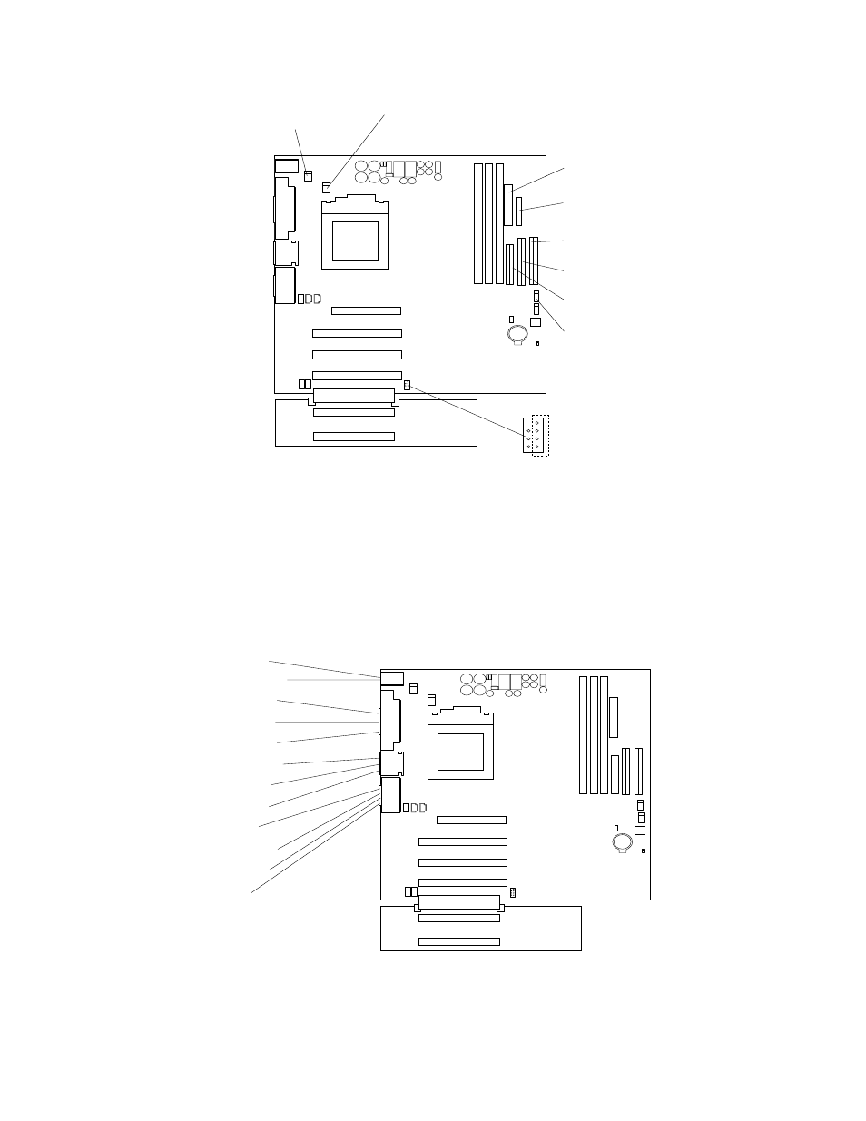 System board external connectors | IBM x Series 200 User Manual | Page 45 / 152