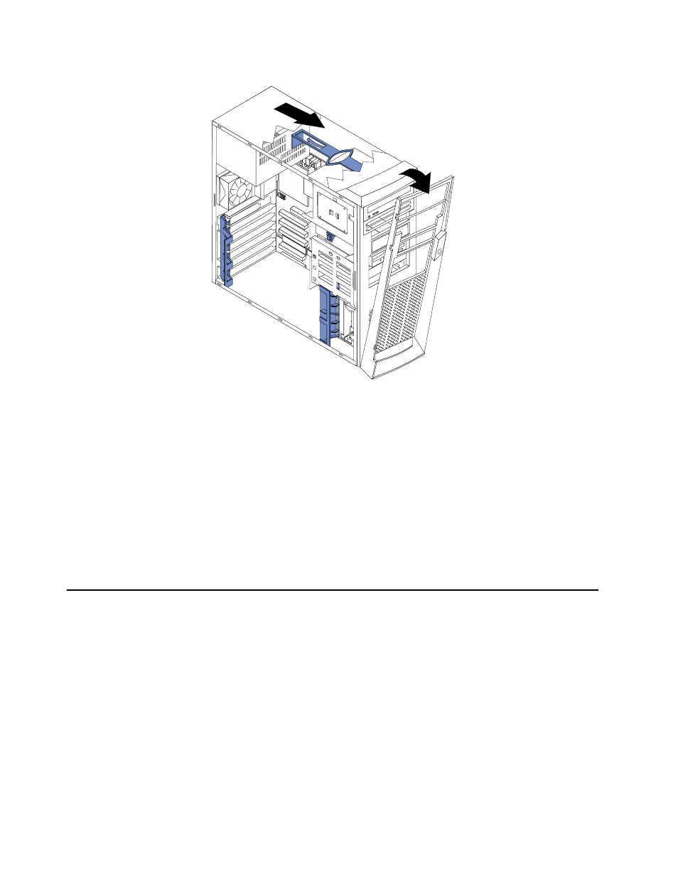 Removing the support bracket assembly | IBM x Series 200 User Manual | Page 50 / 152
