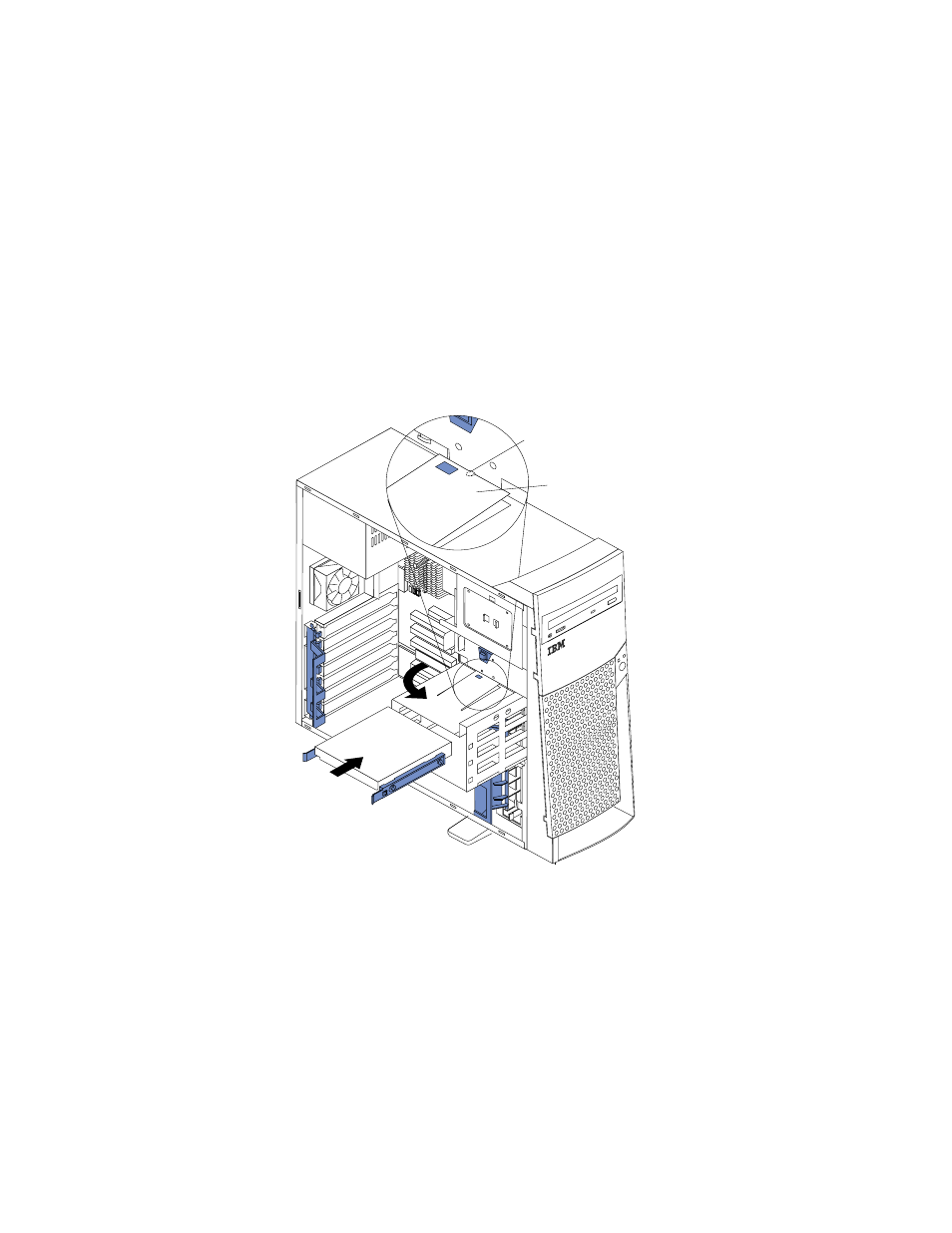 Installing a hard disk drive in bay 5, 6, or 7 | IBM x Series 200 User Manual | Page 59 / 152