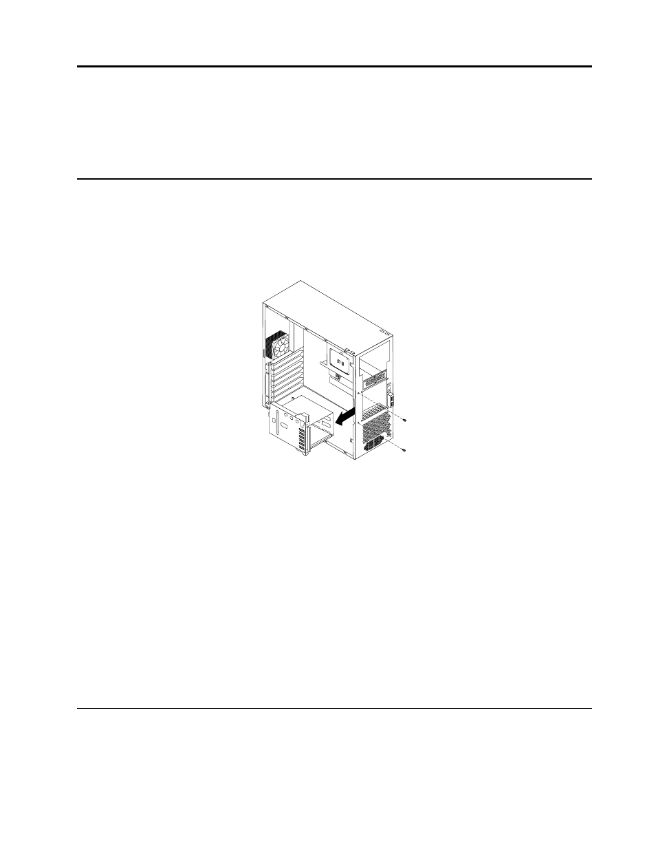 Fru information (service only), Hard disk drive cage, Power supply | Hard disk drive cage power supply | IBM x Series 200 User Manual | Page 81 / 152