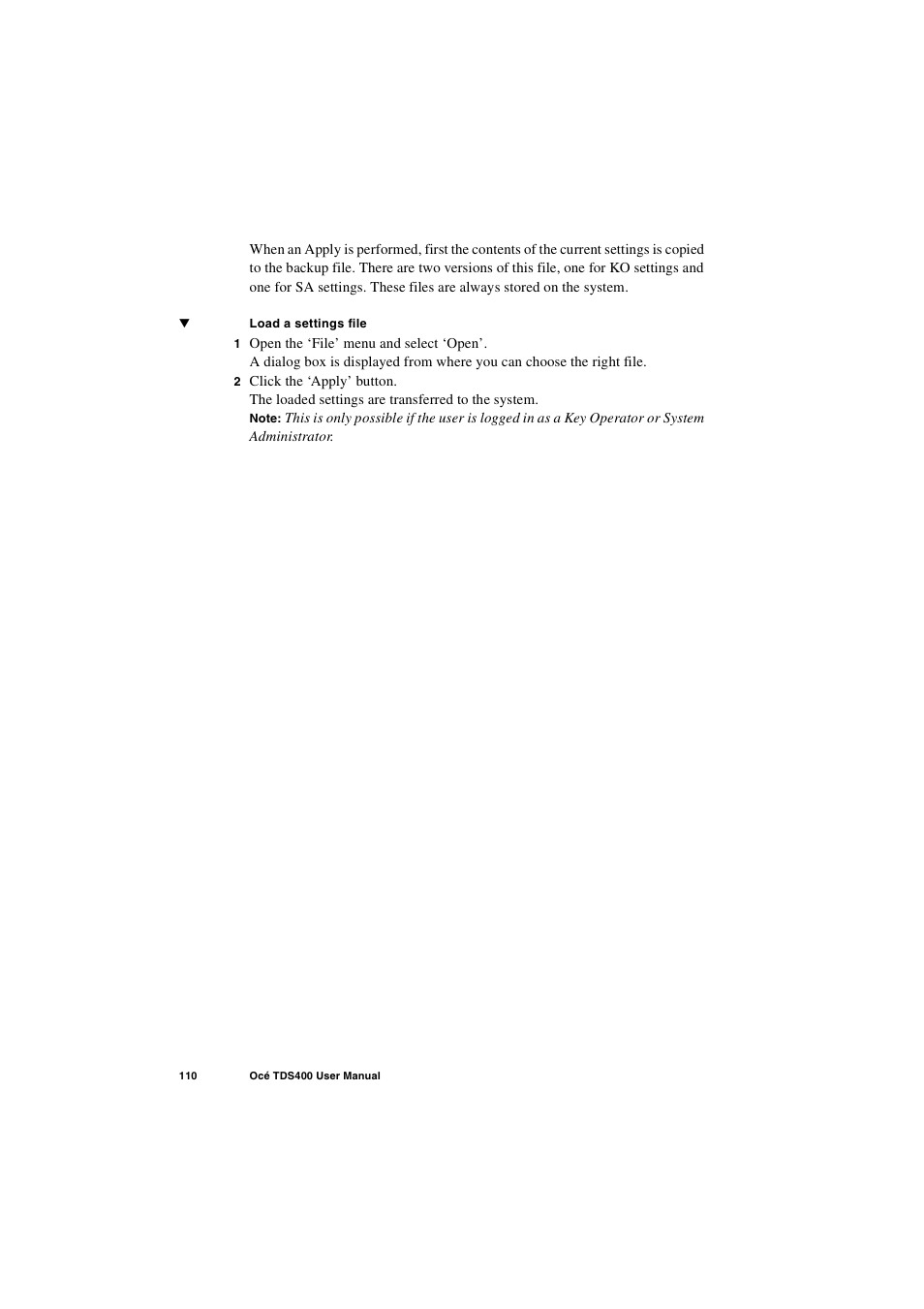 IBM Oce TDS400 User Manual | Page 110 / 239