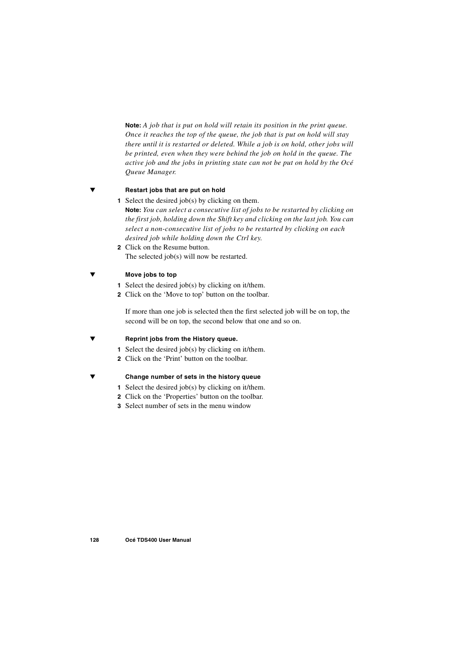 IBM Oce TDS400 User Manual | Page 128 / 239